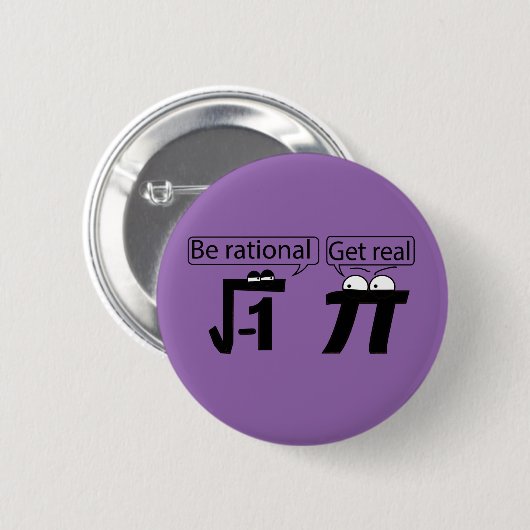 合理的になれ!捕ま実在れ! 缶バッジ (正面&裏面)