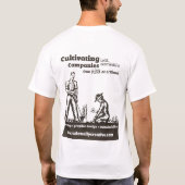 合理的に創造的でオーガニックなT Tシャツ (裏面)