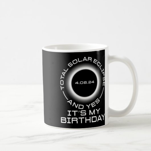 合計太陽のEclipseとYesIt#39;s誕生日Ap コーヒーマグカップ (右)