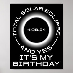 合計太陽のEclipseとYesIt#39;s誕生日Ap ポスター