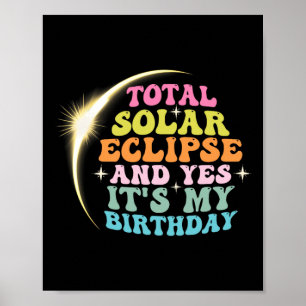 合計太陽のEclipseとYesIt#39;s誕生日Ap ポスター