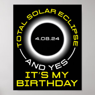 合計太陽のEclipseとYesIt#39;s誕生日Ap ポスター