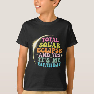 合計太陽のEclipseとYesIt#39;s誕生日Ap Tシャツ
