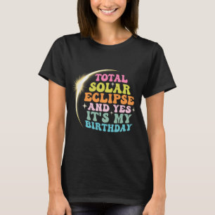 合計太陽のEclipseとYesIt#39;s誕生日Ap Tシャツ