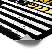 合計太陽のEclipse 2024全数相アメリカ合衆国 ポスター (角)