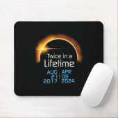 合計太陽のEclipse 2024 2017全体 マウスパッド (マウス)