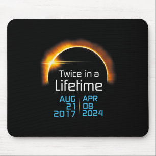 合計太陽のEclipse 2024 2017全体 マウスパッド