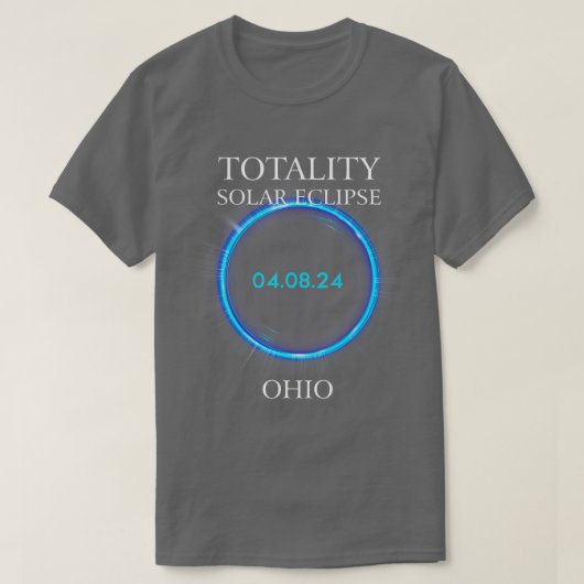 合計太陽のEclipse 2024 Ohio 040824 Astronomy Lov Tシャツ (デザイン正面)