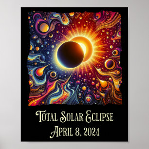 合計Eclipse 2024レトロGroovy 60の70のビデオ ポスター