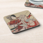 吉利女武者侍判額御前 コースター (左側)