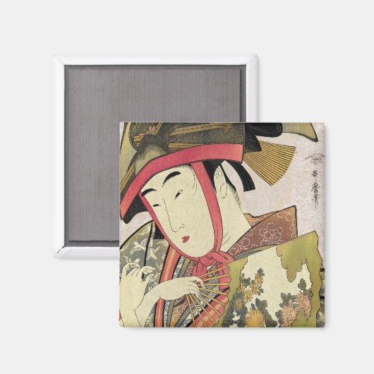 吉原雀・歌麿 マグネット (正面/裏面)