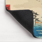 吉原：ヴィンテージ浮世絵ウッドブロックプリント マウスパッド (コーナー)