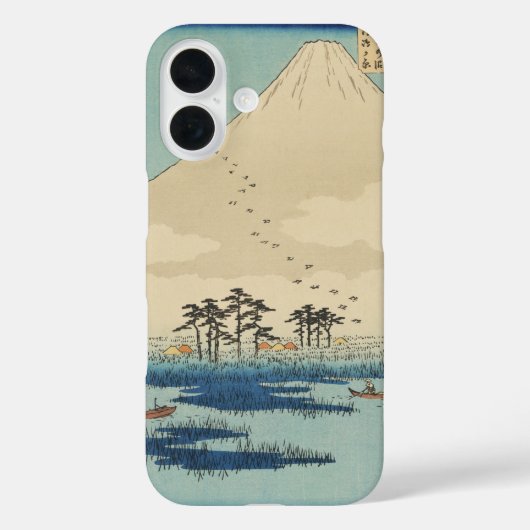 吉原:ヴィンテージ浮世絵ウッドブロックプリント Case-Mate iPhoneケース (裏面)