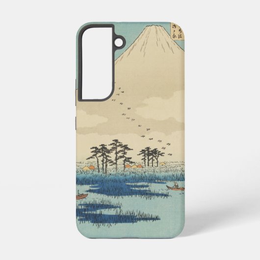吉原:ヴィンテージ浮世絵ウッドブロックプリント SAMSUNG GALAXYケース (裏面)