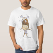吉本奈良チビ(小さくかわいく書いた感じ) Tシャツ (正面)