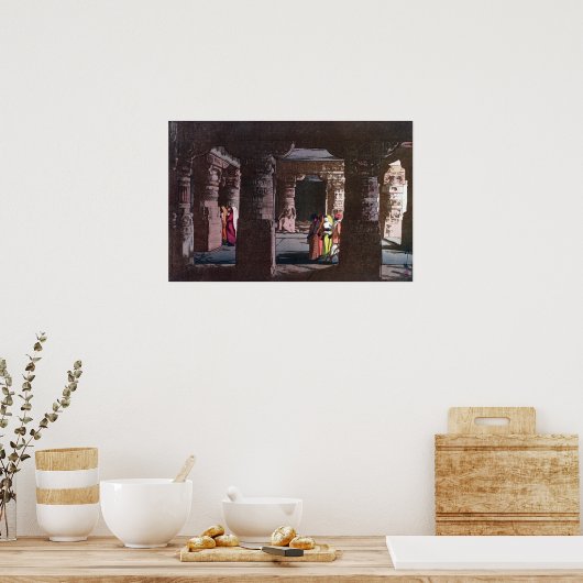 吉田博司第3洞窟寺 ポスター (キッチン)