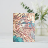 吉田弘前城日本新版画 ポストカード (スタンド正面)