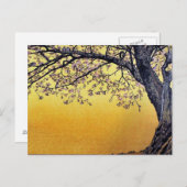 吉田敏さくらんぼの花 ポストカード (正面/裏面)