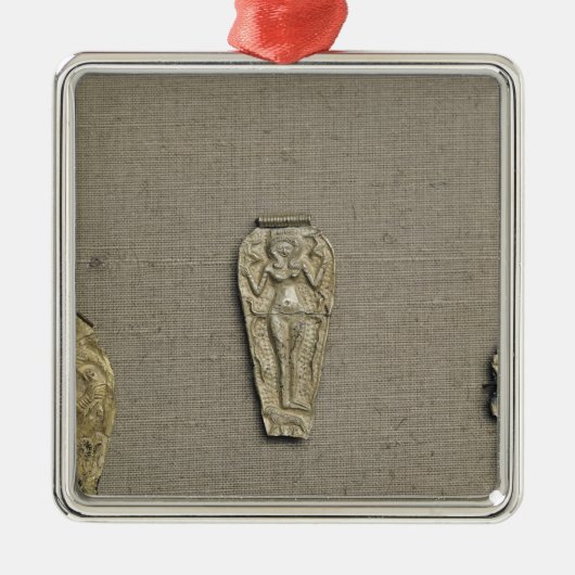 吊り下げ式の描写のAstarteの豊饒の女神 メタルオーナメント (正面)