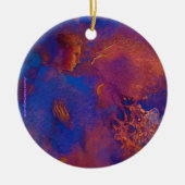 吊り下げ式詩的な恋人 セラミックオーナメント (正面)