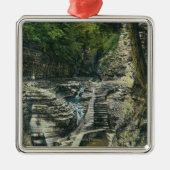 吊り橋の眺め メタルオーナメント (正面)