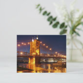 吊り橋シンシナチ。オハイオのポストカード ポストカード (スタンド正面)