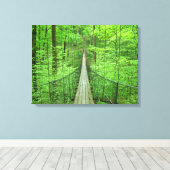 吊り橋 キャンバスプリント (インサイチュ (ウッドフロア))