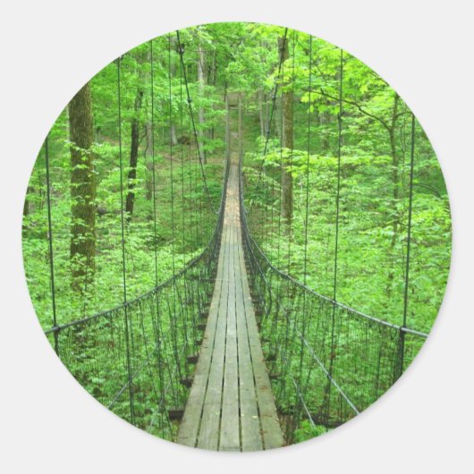 吊り橋 ラウンドシール (正面)
