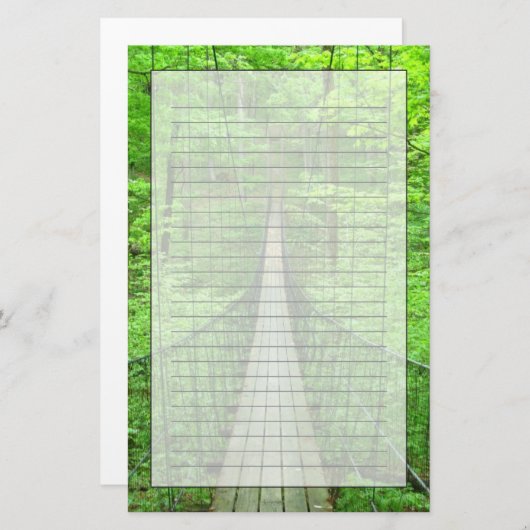 吊り橋 便箋 (正面/裏面)