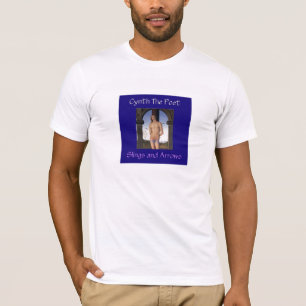吊り鎖および矢のTシャツ Tシャツ
