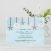 吊るしイソギンチャク＆サンド・ドルビーチ招待状 招待状 (スタンド正面)