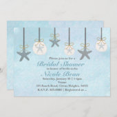 吊るしイソギンチャク＆サンド・ドルビーチ招待状 招待状 (正面/裏面)