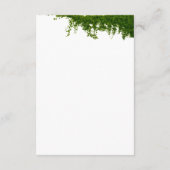 吊るしイーブイのグリーンウェディングパーティー エンクロージャーカード (裏面)