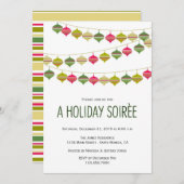 吊るし飾り - ホリデーパーティーの招待状 招待状 (正面/裏面)