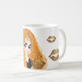 同おもしろい最高の心の障害の贈り物を持つ友人 コーヒーマグカップ (正面右)