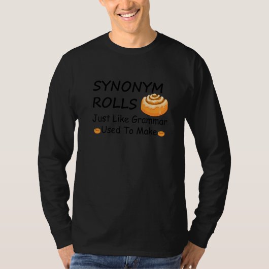 同おもしろい転が語を作るのに使われる文法と同じ Tシャツ (正面)