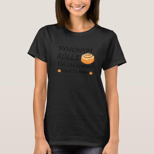 同おもしろい転が語を作るのに使われる文法と同じ Tシャツ (正面)