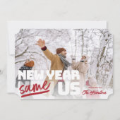 同じおちゃらけ新年の挨拶カード シーズンカード (正面)