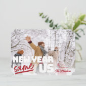 同じおちゃらけ新年の挨拶カード シーズンカード (スタンド正面)