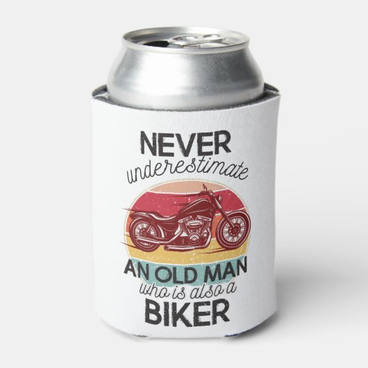 同じくバイクもしくは自転車に乗る人である老人を過小評価してはいけない 缶クーラー (缶正面)