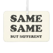 同じだが違う カーエアーフレッシュナー (裏面)