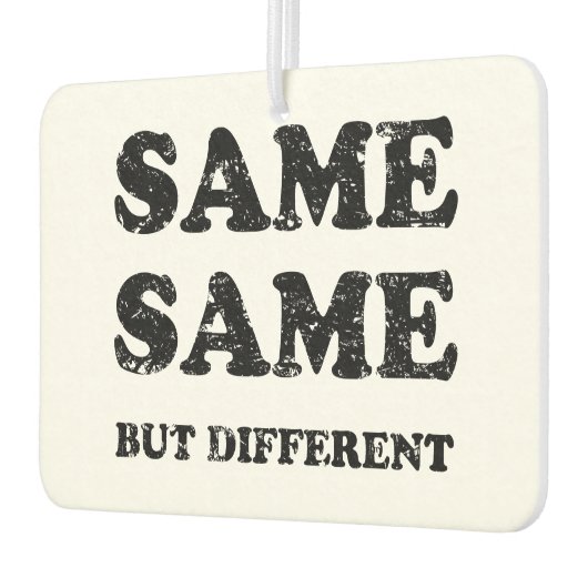 同じだが違う カーエアーフレッシュナー (左)