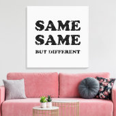 同じだが違う キャンバスプリント (インサイチュ (リビング))