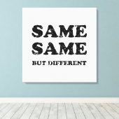 同じだが違う キャンバスプリント (インサイチュ (ウッドフロア))