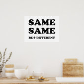 同じだが違う ポスター (キッチン)