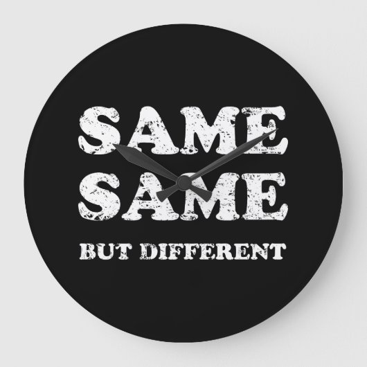 同じだが違う ラージ壁時計 (正面)