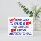 同じではない ポストカード (スタンド正面)