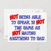 同じではない ポストカード (正面/裏面)