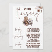 同じカウボーイに恋し続けよう！バチェロレッテウィークエンドパーティ 招待状 (裏面)