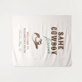 同じカウボーイ フォーエバー ブライズパーティー タペストリー (正面(横))